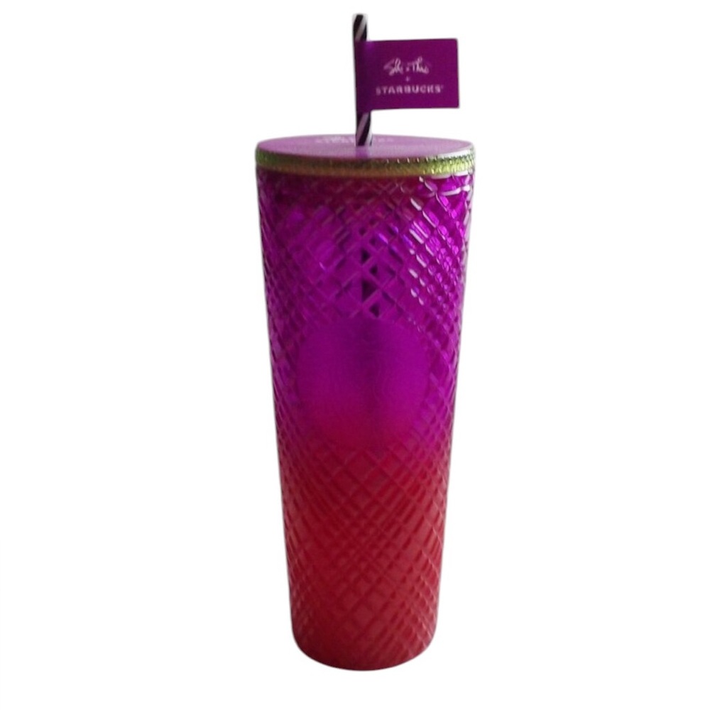 NWT Starbucks X Shae Anthony 2024 Gemstone Jewel Gradient Ombré Venti Tumbler - Picture 11 of 16